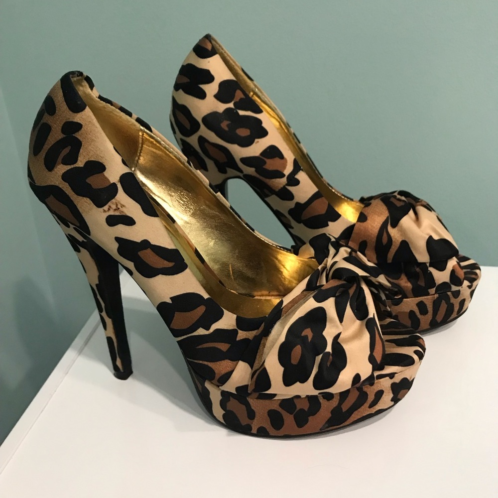 Leopard Heels